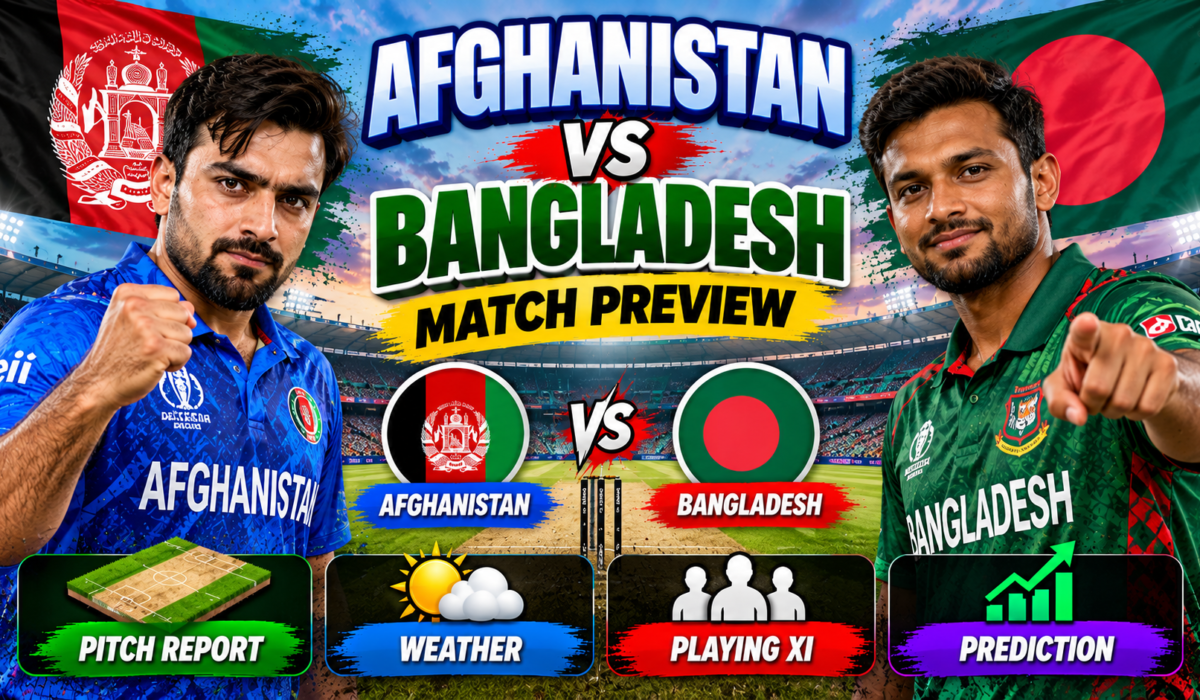Afghanistan vs Bangladesh Pitch Report Abu Dhabi ODI Tri-Series - CricketMatchZone.com