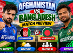 Afghanistan vs Bangladesh Pitch Report | Abu Dhabi Pitch, Weather, Playing XI & Prediction