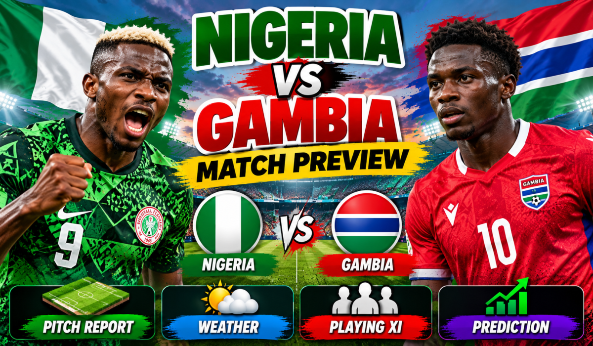 Nigeria vs Gambia Pitch Report NCF Oval 2 Abuja - CricketMatchZone.com