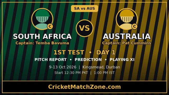 SA vs AUS Test: Kingsmead Pitch Report, Durban Weather, Playing XI & Prediction